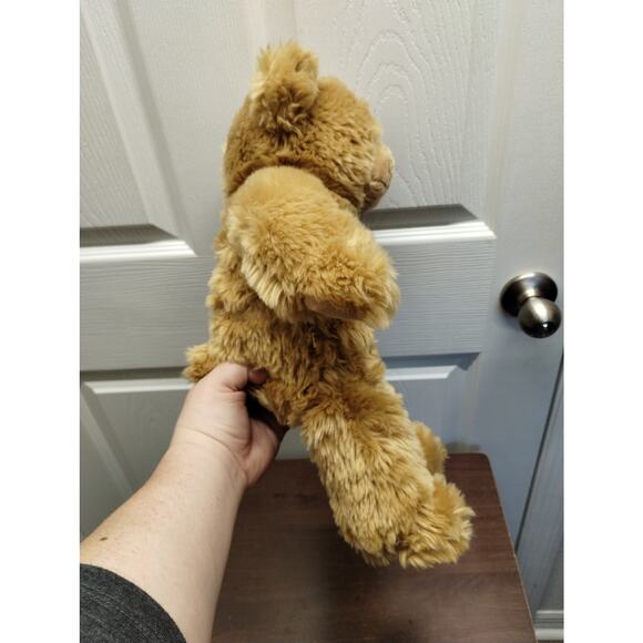 Build A Bear BABW Retired Vintage Tan Shaggy Furry Fuzzy Teddy Bear Brown Nose - Picture 4 of 8